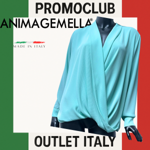 Блуза Anima Gemella , 92% полиамид, 8% еластан, размер S,Италия